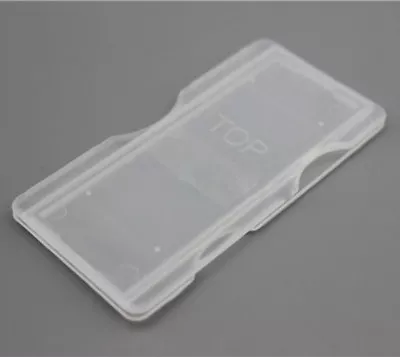 10PC Portable Pocket Lab ABS Plastic Microscope Slides Holder Case Dispenser Box • $9.03