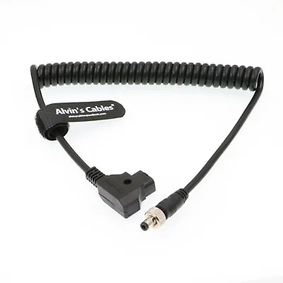 Power Coiled Cable Locking DC To D Tap For ATOMOS Monitor Video Devices PIX-E7 • £25.99