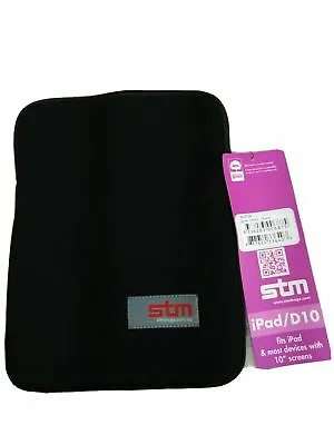 £4.95 • Buy STM Neoprene Glove Pouch Sleeve Cover Fits Apple IPad Pro 11 Inch & 10.2  -Black