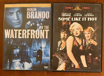 On The Waterfront/Some Like It Hot (DVD 1999)*Marlon Brando Marilyn Monroe • $3.99