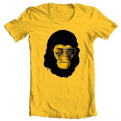 Planet Of The Apes Sunglasses T-shirt Original Sci Fi Film Adult Classic Fit Tee • $19.99
