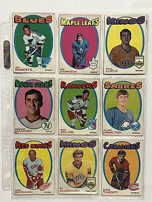 1971-72 Opc O Pee Chee Nhl Hockey Card Lot 27 Different Cards Marc Tardiff • $14.52