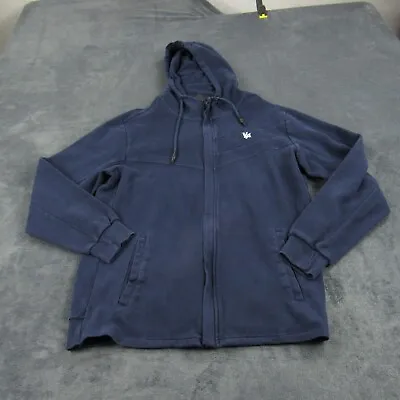 Young LA Jacket Hoodie Mens Extra Large Blue Full Zip Fleece Hoodie Long Sleeve • $27.99