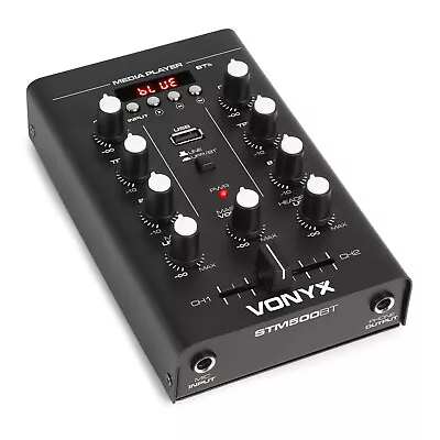 Vonyx 172.974 STM500BT 2-Channel Mixer USB/MP3/BT • £49