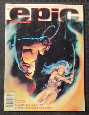 1982 EPIC ILLUSTRATED Magazine V.1 #10 FN+ 6.5 Suydam / Charles Vess • $12.25