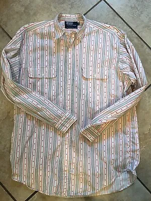 Polo Ralph Lauren VINTAGE Work Shirt M • $18