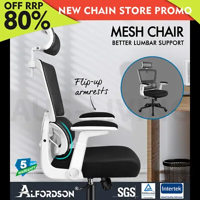 ALFORDSON Mesh Office Chair Executive Computer Chairs Study Work Gaming Seat • $144.79