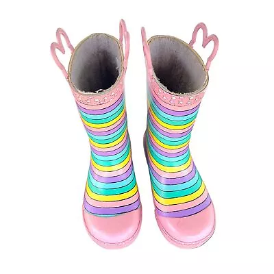 Western Chief Minnie Mouse Waterproof Rain Boots Girl’s Size 13 • $10