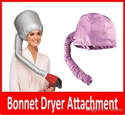 Portable Soft Hair Care Blow Dryer Attachment Drying Cap Bonnet Hood Hat Diffuse • $18.50