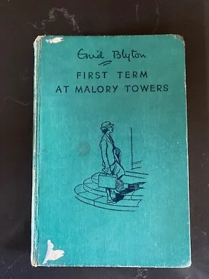 First Term At Malory Towers - Enid Blyton (1952) - Illustrated Vintage Book • £9.95