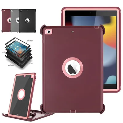 For IPad 9th 8th 7th Case Hybrid Shockproof Heavy Duty Stand Cover Fits Otterbox • $35.99