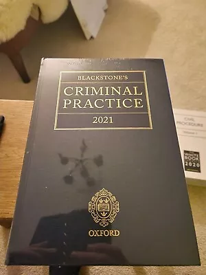 £179.99 • Buy Blackstone's Criminal Practice 2021 New And Sealed