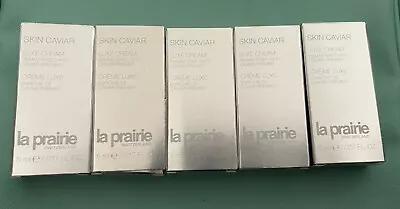 5 X La Prairie Skin Caviar Luxe Cream Remastered W/ Caviar Premier 5ml X 5 25ML • $74.95