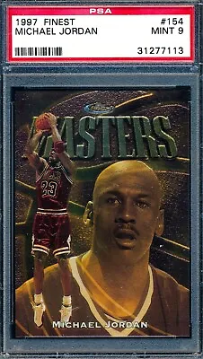 Michael Jordan 1997-98 Finest Gold Masters Psa 9 Mint Card #154! • $349.99