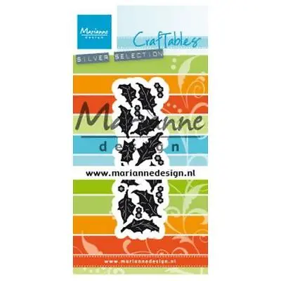 £5.99 • Buy Marianne Design Craftables Punch Cutting Die - Holly CR1476