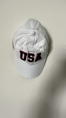 Ralph Lauren Polo Olympic Team USA White Baseball Cap One Size New • $38