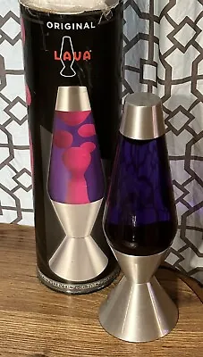 The Original Lava Lamp 16.3  Red/Purple TESTED WORKING • $79.99