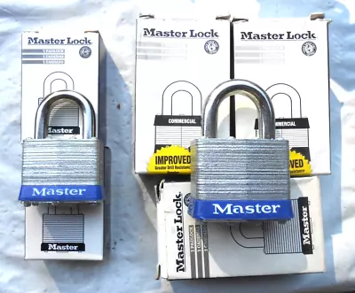 5  Master Lock Padlocks  2 #21 WO And 3 #25  WO  Without  Cylinder • $59.99