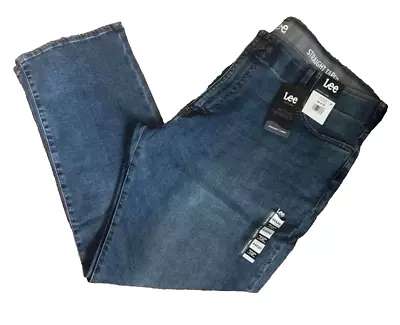 Lee Men’s Active Stretch Straight Taper Jean Siz 44 X 30 • $24.79