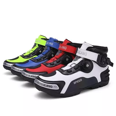 Men's Motorcycle Riding Shoes Motorcycle Short Boots Motorcycle Racing Shoes  • $85