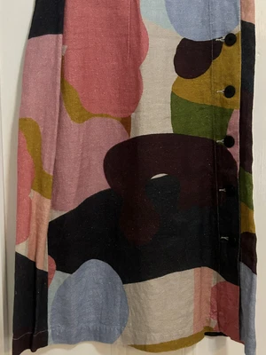 $50 • Buy Gorman Katie Eraser Linen Skirt As New 10