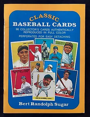 1977 Bert Randolph Sugar Classic Baseball Cards: Wagner T-206 Reprint And More! • $7