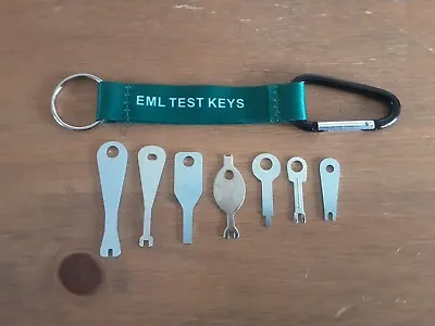 Emergency Light Test Key Set...........great Value Key Set!!!!!! • £9.99