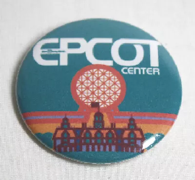 EPCOT CENTER MAGNET Or PIN BUTTON Walt Disney World Theme Park Vintage Retro Art • $3.89