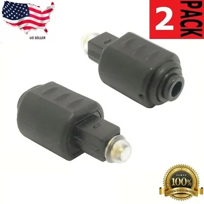 2-Pack Optical 3.5mm Female Mini Jack Plug To Digital Toslink Male Audio Adapter • $4.75
