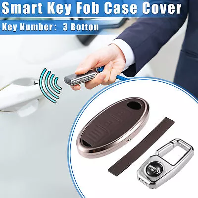 3 Button Remote Key Fob Cover Case With Keychain Set For Nissan Elgrand Brown • $29.57