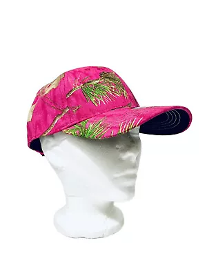 MOSSY OAK Pink Camo Hat Cap Hunting Outdoors Womens Adjustable OSFM - NWT • $12