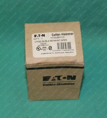 Cutler Hammer HT8JBH1D Eaton 3Pos Selector Switch Black Knob Twist • $30