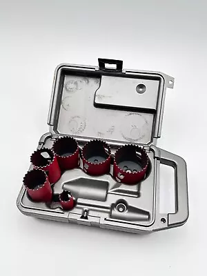 Mk Morse Bi Metal Hole Saw Kit 11Pc  (Missing Arbors)  Included All 9 Hole Saw • $35