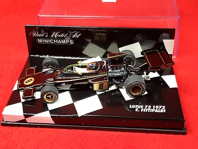 MINICHAMPS 1:43 Scale F1 Model : LOTUS 72 - E.Fittipaldi - 1972 • £40