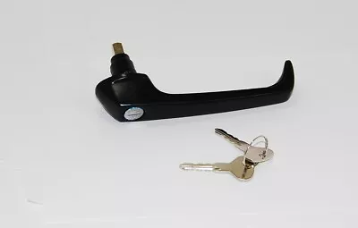 Sliding Door Handle Outer With 2 Keys Black Fits Volkswagen Vanagon 1985-1991 • $73.99