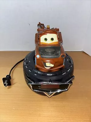 Disney Pixar Cars Truck Tow Mater Talking Digital Alarm Clock Radio Tested Works • $53.99