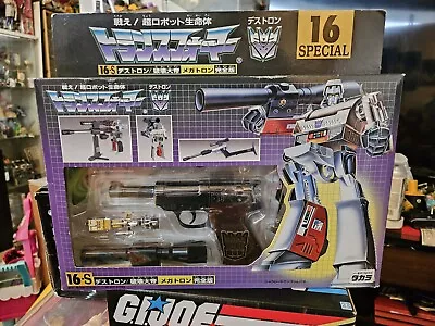 Transformers Takara Tomy 16-S Special G1 Megatron Destron 2001 Black Ver New  • $265