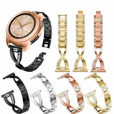 Women's Bling Stainless Steel Metal Watch Band Strap For Garmin Vivoactive 5 • $21.99