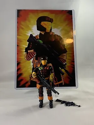 Cobra Death Vipers Viper Black Major Custom GI Joe 1986 Vintage Style W/Filecard • $24.99