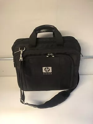 HP Invent Black Laptop Shoulder Bag Multiple Compartment Carrying Case Briefcase • £34.99