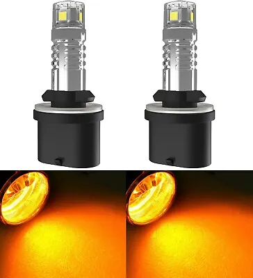LED 20W 893 H27 Amber Two Bulbs Fog Light Replacement Upgrade Lamp Stock Fit OE • $25.50
