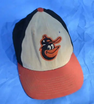 Vintage 60s 70s Baltimore Orioles Hat Wool Fitted Stretch MLB Hat Size 6 7/8 Pro • $17.99
