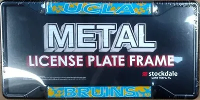 UCLA Bruins Black Metal License License Plate Frame Tag Cover EZ View... • $22.79