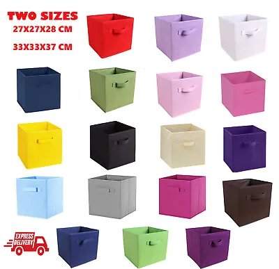 Foldable Folding Storage Cube Storage Box Basket Fabric Cube Toy Organiser  • $52.24