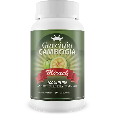 Garcinia Cambogia Miracle - 100% Pure Natural Garcinia Cambogia - Lose Weight  • $29.97