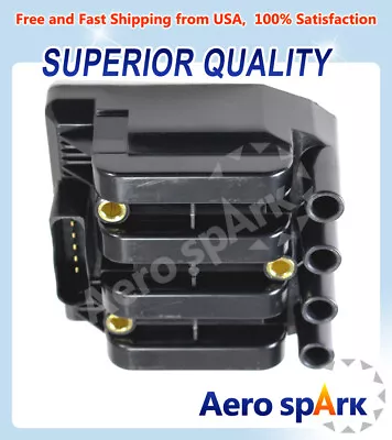 $38.51 • Buy Single Ignition Coil Pack UF484  On Plug For VW Jetta Beetle 2.0L L4 C1393
