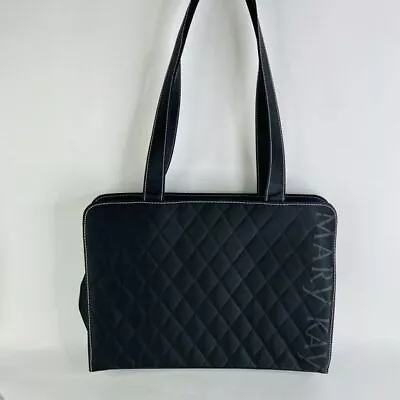 Mary Kay Large Consultant Tote Bag : Black : Waterproof : Divider + 3 Pockets • $19.46