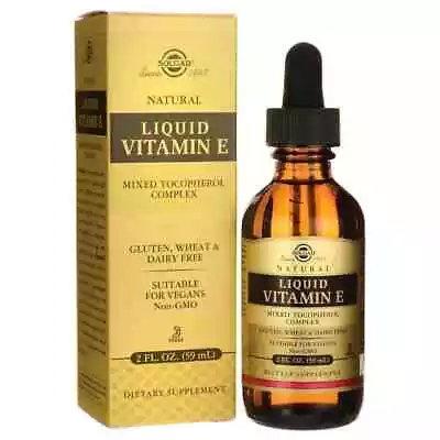 Solgar Liquid Vitamin E 2 Fl Oz EXP: 07/2024 • $7.99