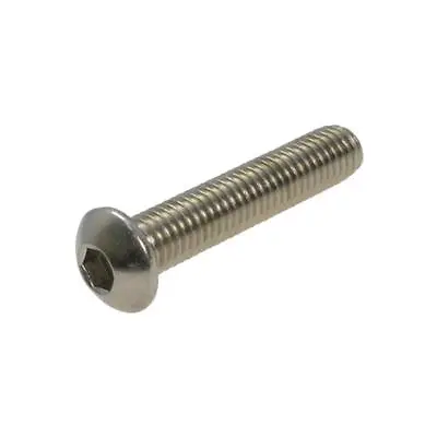 M5 M6 M8 M10 Metric Coarse Button Socket Screw Stainless G304 • $139