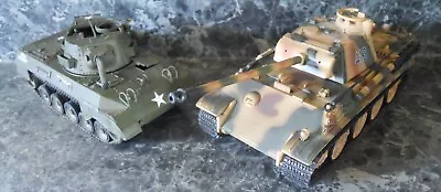 21st CENTURY TOYS GERMAN PANTHER AND US M18 HELLCAT TANKS • $67